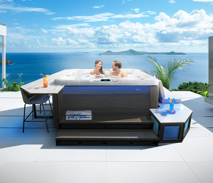 Calspas hot tub being used in a family setting - Hillsboro